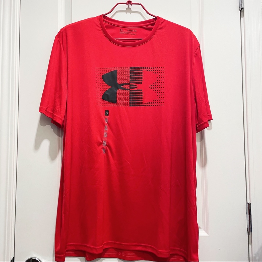 NWT Under Armour UA men's Tee short sleeve size XXL Red